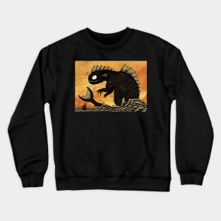 Sea Monster & Boat Crewneck Sweatshirt